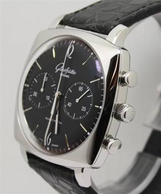 Senator Sixties Square Chronograph 39-34-02-32-04 New invoice in