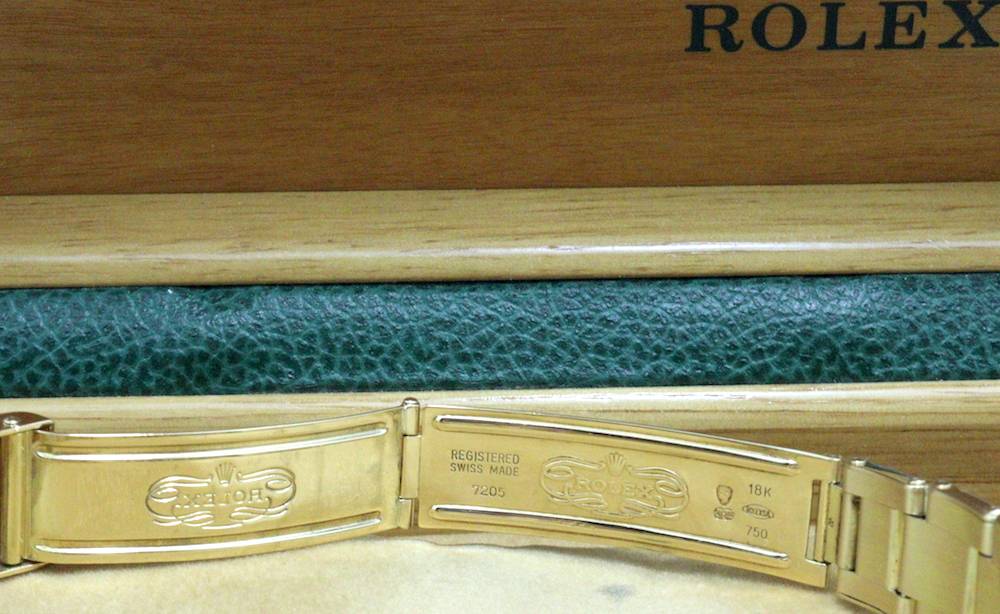 Rolex Oyster 18 Kt Gelbgold 34mm Ref 14208