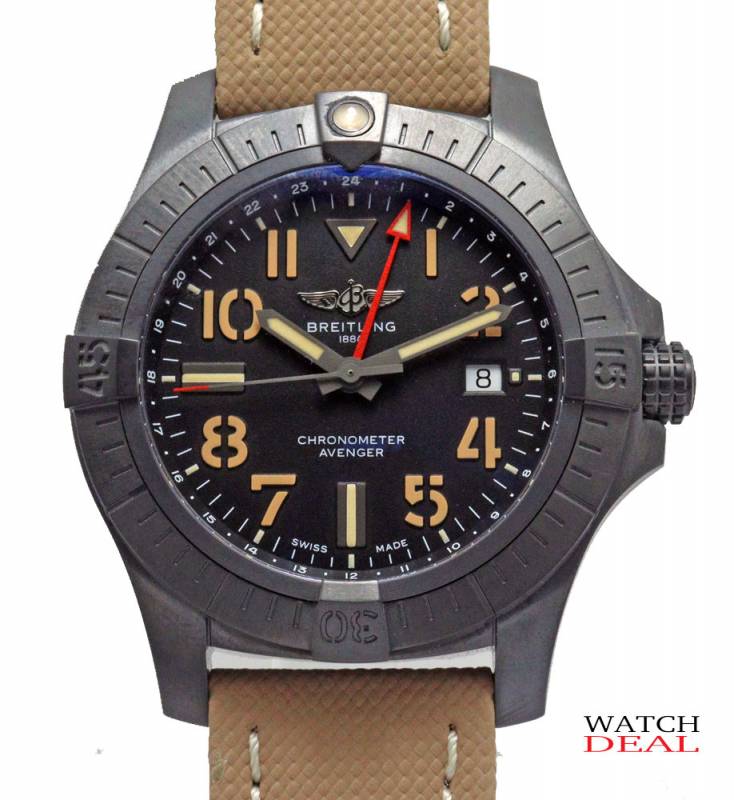 Neue Breitling AVENGER AUTOMATIC GMT 45 NIGHT MISSION - V32395101B1X1 deutsche Papiere inkl MWST bei Watchdeal®