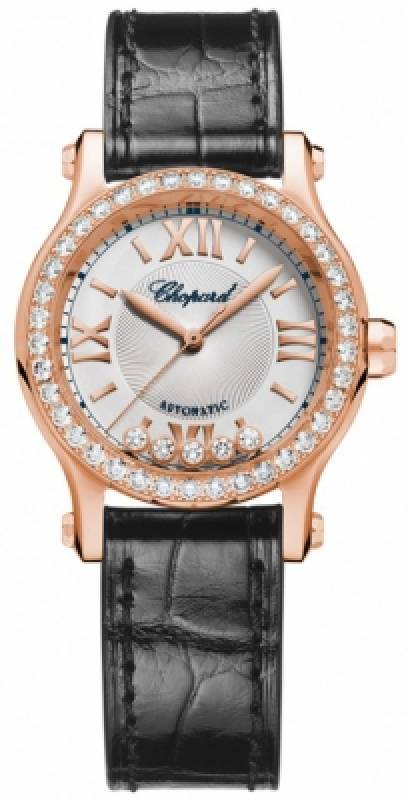 Chopard Happy Sport Automatic Rose gold Diamonds 30mm 274893-5002 ⭐ Luxury watches from Chopard at fair prices ⭐  Telephone advice ⭐ Watchdeal has luxury watches at low prices for over 30 years ⭐