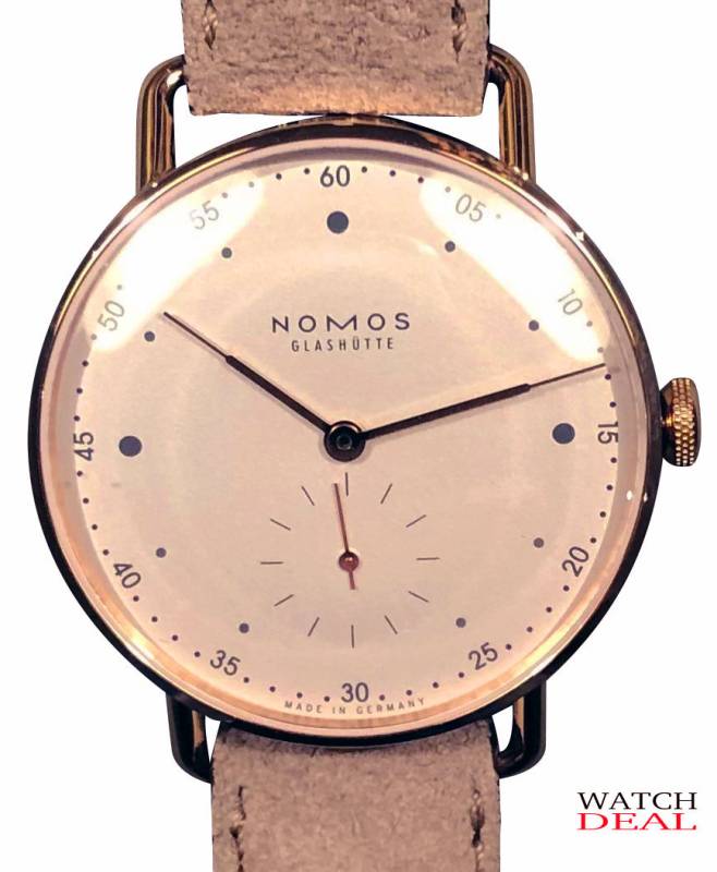 METRO ROSÉGOLD 33 ✓ Luxusuhren von Nomos zu fairen Preisen ✓  Watchdeal bietet Luxusuhren zu günstigen Preisen seit über 30 Jahren an ✓