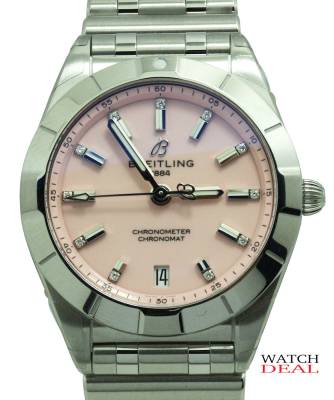 Breitling Chronomat 32 Stainless Steel Pink A77310101K1A1
