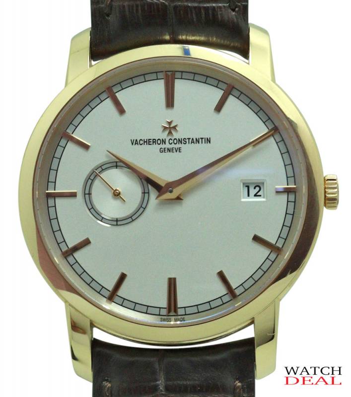 Vacheron & Constantin model traditional rose gold, like new 2019, complete with box + papers