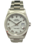 Preview: Rolex Datejust 16200 NOS 36mm Stahl weisses Zifferblatt roemische Ziffern A-Serie 1998