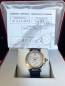 Preview: Cartier Pasha W31012H3 38mm Power Reserve Stahl 18 Karat Gold blaues Krokodilleder