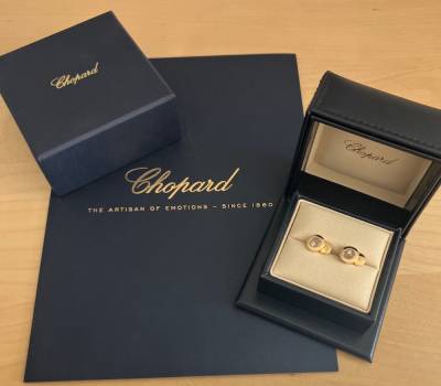 Preview: 83A017-0001 - Chopard Icons Round Ohrstecker