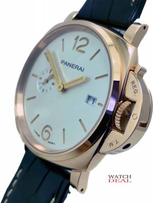 from Watchdeal PAM 01336 Panerai Luminor Due 42mm in Rosegold NEU - Full Set