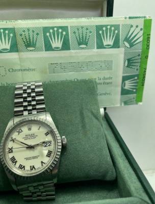 Rolex Datejust 16030 / 7454034 FULL SET "Ivory dial"
