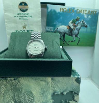 Rolex Datejust 16030 / 7454034 FULL SET "Ivory dial"