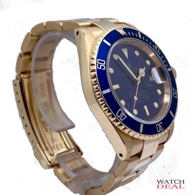 Rolex Submariner 16618 Vollgold 18 Kt. Full Set
