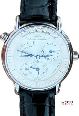 Jaeger Le Coultre Geographique PLATIN, Full Set