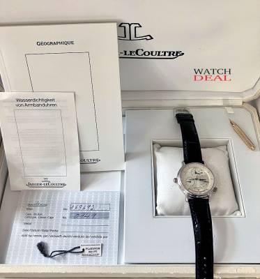 Preview: Jaeger Le Coultre Geographique PLATIN, Full Set
