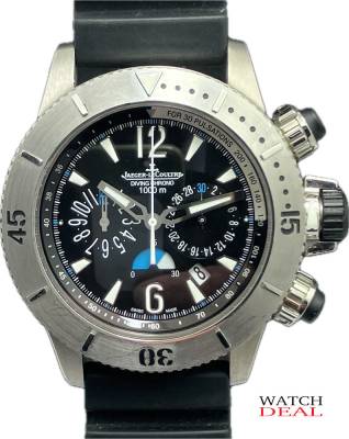 Jaeger-LeCoultre Master Compressor Diver Chrono Q186T670 aus Titan. JLC Kaliber 751D, 1000m wasserdicht, Full Set. High-Performance Taucheruhr. Jetzt bei Watchdeal.de!
