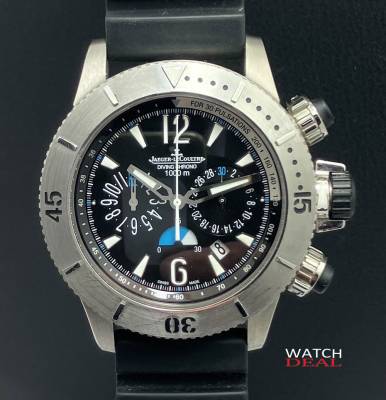 Preview: Jager Le Coultre Master Compressor Chrono Titan 44mmFULL SET kompl.mit Box+Pap.