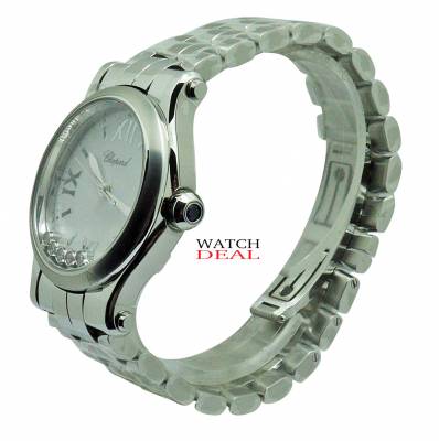 Watchdeal® Chopard Happy Sport Quartz Steel Diamonds 36mm 278582-3002  ✓ Luxury watches from Chopard at fair prices ✓ Telephone advice ✓ Watchdeal has luxury watches at low prices for over 30 years