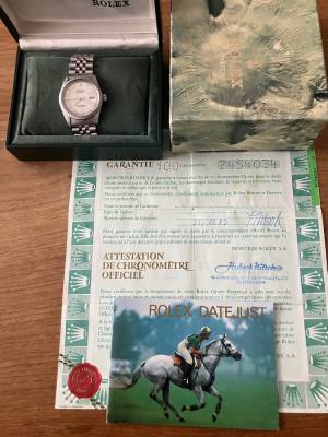 Rolex Datejust 16030 / 7454034 FULL SET "Ivory dial"