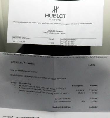 581.CO.1181.RX Hublot Classic Fusion Ceramic King Gold