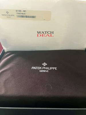 Patek Philippe Calatrava RG 6119R, Tresoruhr Full Set, Wempe