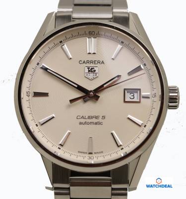 TAG Heuer Carrera Calibre 5 Automatik Stahl 39mm WAR211B.BA0782