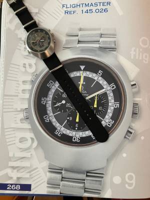 Omega Flightmaster tropical Dial Kal. 911