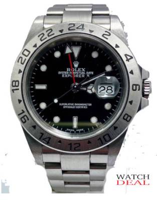 Rolex Explorer II 16570 Y-Serie (2002) in Edelstahl, 40mm. Aut. Kal. 3185, schwarzes Zifferblatt. GMT-Funktion. Robust & Zeitlos. Jetzt bei Watchdeal.de!