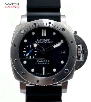 Panerai Luminor Submersible bei watchdeal.de: Professionelle Taucheruhr bis 300m mit Drehlünette & Kronenschutz. PAM-Modelle mit Manufakturwerk online kaufen.