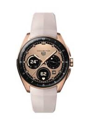 Jetzt bei Watchdeal entdecken TAG Heuer Connected Calibre E5 SBT8011.BT0036 – Edelstahl DLC-Roségold 40mm digitales Zifferblatt rosa Kautschukband