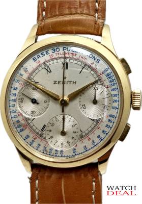 Zenith Chrono 18 Kt. Gelbgold Kaliber 146HP