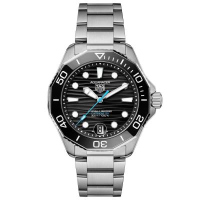 TAG Heuer Aquaracer WBP5110.BA0013 42mm schwarzes Zifferblatt am Edelstahlarmband - neu
