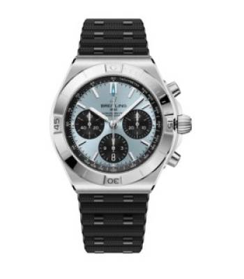 Breitling Chronomat B01 42 PB0158101C1S1 eisblau Platin Kautschuk Vorderseite