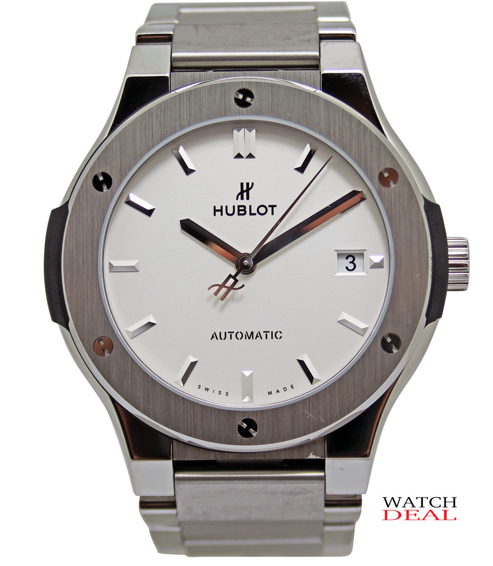 € 6.430.- 510.NX.2610.NX Hublot Classic Fusion Automatic Titanium