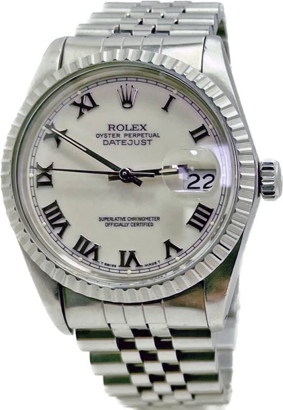 Rolex Datejust 16030 / 7454034 FULL SET "Ivory dial"