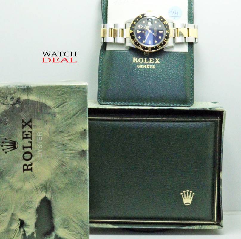 Rolex GMT-Master Stahl/Gold Vintage mit Box und Papieren