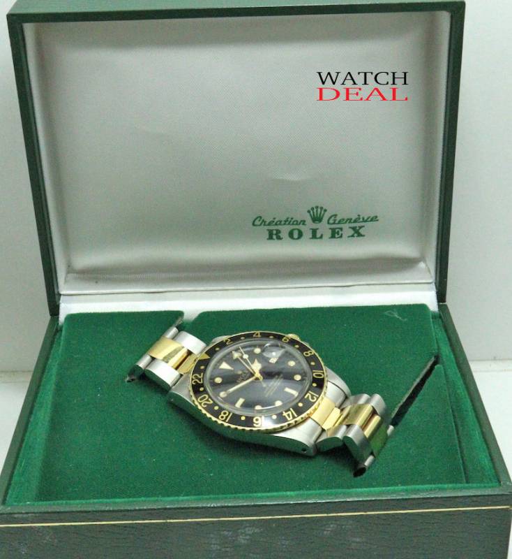 Rolex GMT-Master Stahl/Gold Vintage mit Box und Papieren