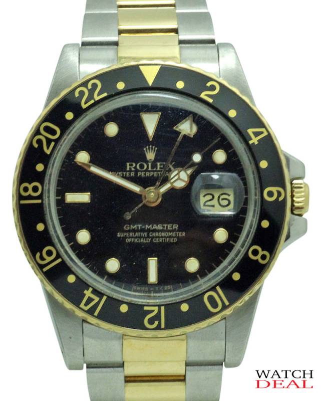 Rolex GMT-Master Stahl/Gold Vintage mit Box und Papieren