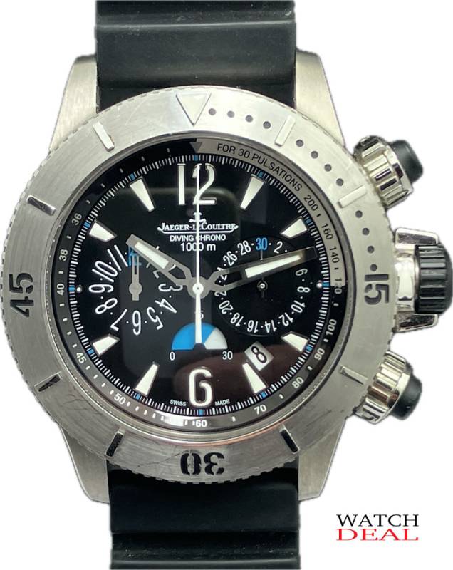 Jager Le Coultre Master Compressor Chrono Titan 44mmFULL SET kompl.mit Box+Pap.