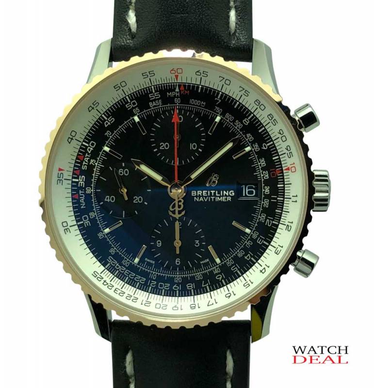 Breitling Navitimer 1 Chronograph Stahl/Rotgold Schwarz 41 U13324211B1X2