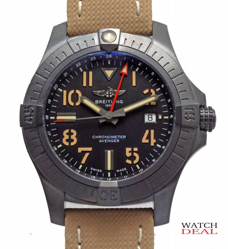 Neue Breitling AVENGER AUTOMATIC GMT 45 NIGHT MISSION - V32395101B1X2 deutsche Papiere inkl MWST bei Watchdeal®