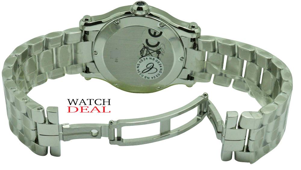 Watchdeal® Chopard Happy Sport Quartz Steel Diamonds 36mm 278582-3002  ✓ Luxury watches from Chopard at fair prices ✓ Telephone advice ✓ Watchdeal has luxury watches at low prices for over 30 years