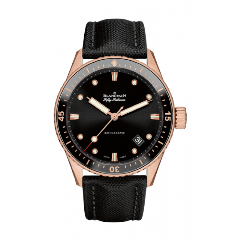 Blancpain Fifty Fathoms Bathyscaphe Ref. 5000-36S30-B52B neu & ungetragen. Keramik, 43,6mm, Kaliber 1315 mit 120h Gangreserve. Mit Box & Papieren.