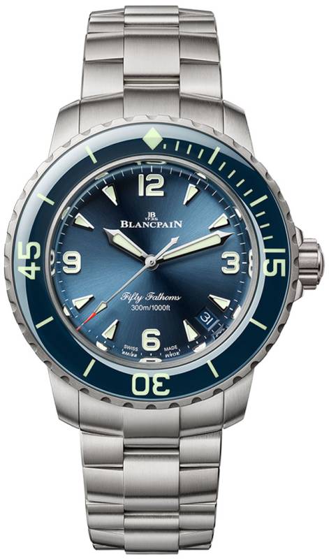 Entdecken Sie die Blancpain Fifty Fathoms Automatique 38mm Die legendäre Taucheruhr mit herausragender Historie und Präzision. Jetzt bei Watchdeal.de erhältlich!