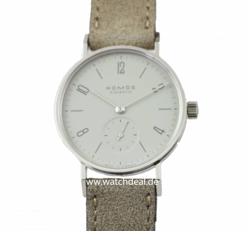 Nomos Glashütte Tangente 33 Grey Manuel Winding Steel Back 125 Shop directly from the dealer ✓ Plattform independent ✓ Commission-free ✓ Watchdeal is the specialist for luxury watches to reasonable prices for over 30 years ✓