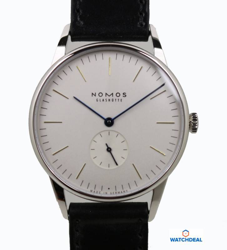Nomos Glas­hüt­te Orion 38 Hand­auf­zug Stahlbo­den 387 ✓ Luxusuhren von Nomos Glashütte zu fairen Preisen‎ ✓ Keine Plattform ✓ persönliche Übergabe  ✓ telefonische Beratung ✓ Watchdeal hat Luxusuhren zu günstigen Preisen seit über 30 Jahren ✓