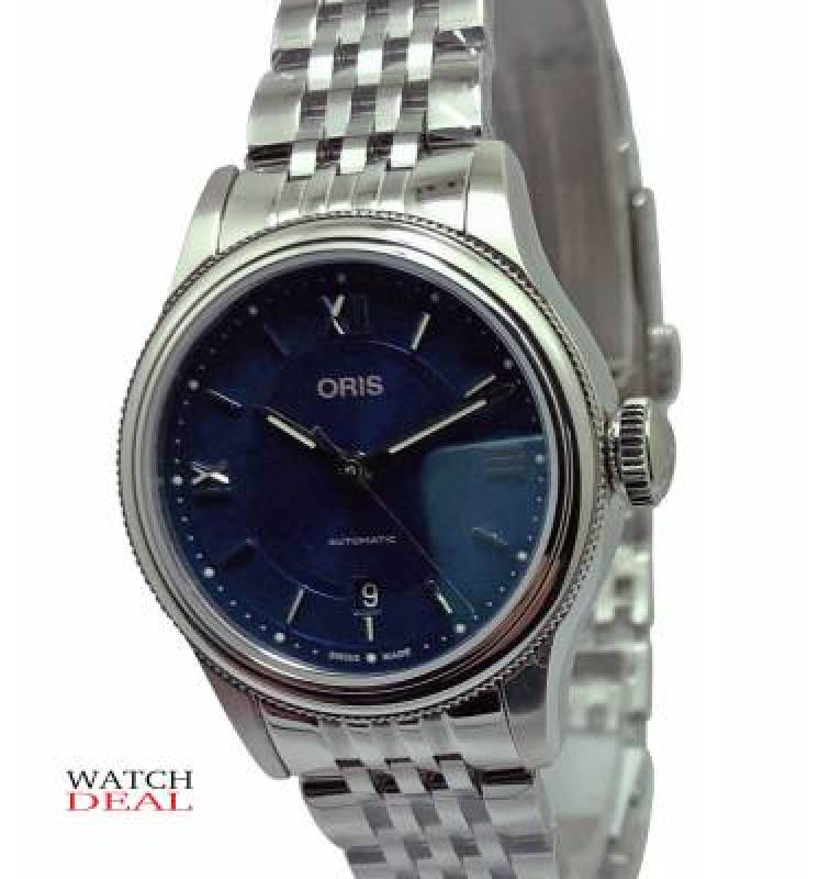 Watchdeal 01 561 7718 4075-​07 8 14 10 Oris Classic Date