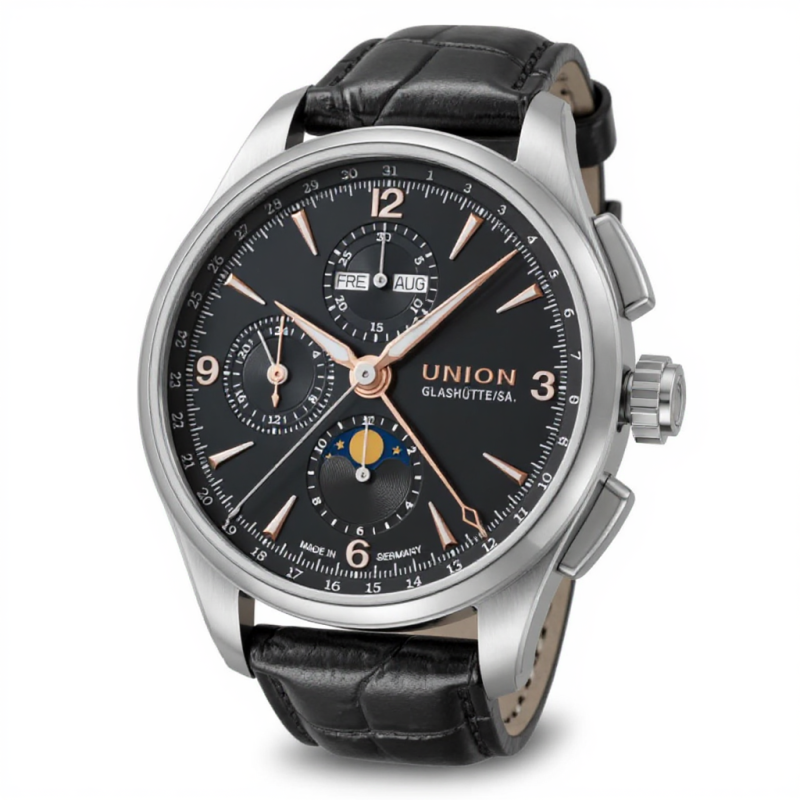 Entdecken Sie Union Glashütte Belisar Chronograph Mondphase  bei Watchdeal® | Top Preise ✓ Deutsche Papiere ✓online kaufen! ✓ Bei Watchdeal® ✓ Günstige Preise ✓ die erste Adresse für Luxus Uhren ✓ Exklusive Angebote ✓ Günstige Preise ✓ Alle Modelle vergle
