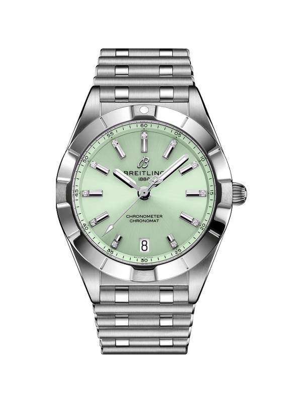 Breitling Chronomat 32 A77310101L1A1 online bestellen. 32mm Edelstahl, Perlmutt-Dial mit Diamanten, SuperQuartz™ Kaliber 77. COSC-zertifiziert. 5 Jahre Garantie & Box.