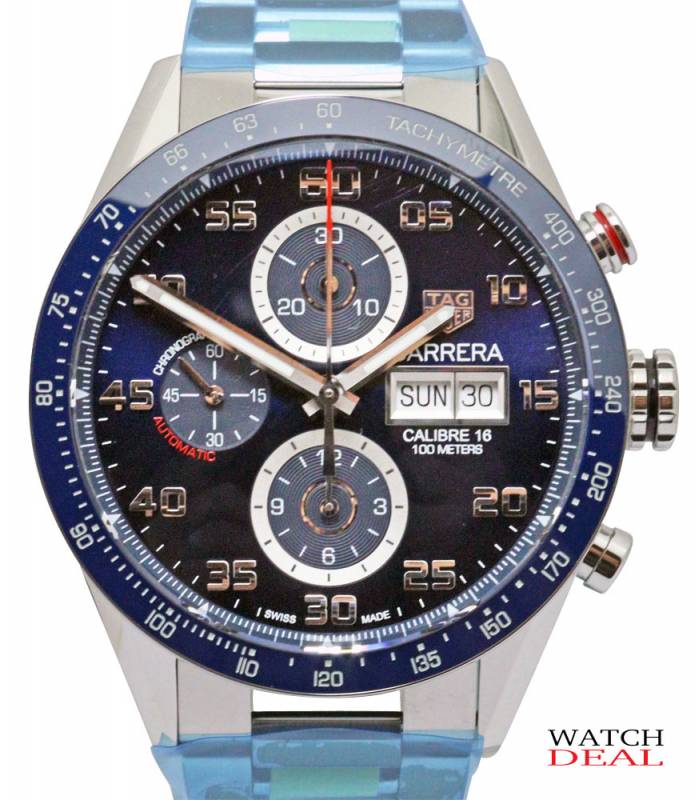 TAG Heuer Carrera Calibre 16 Day-​Date Automatik 43mm CV2A1V.BA0738