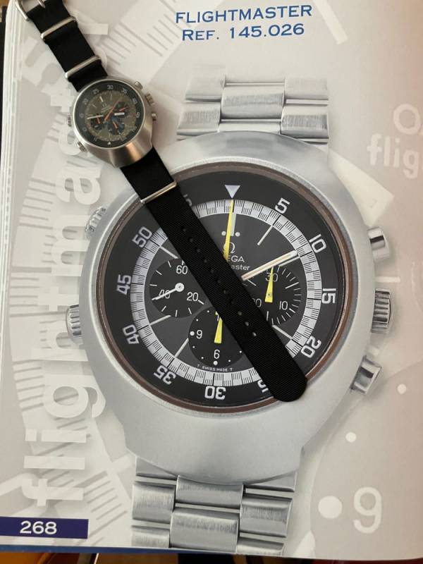Omega Flightmaster tropical Dial Kal. 911