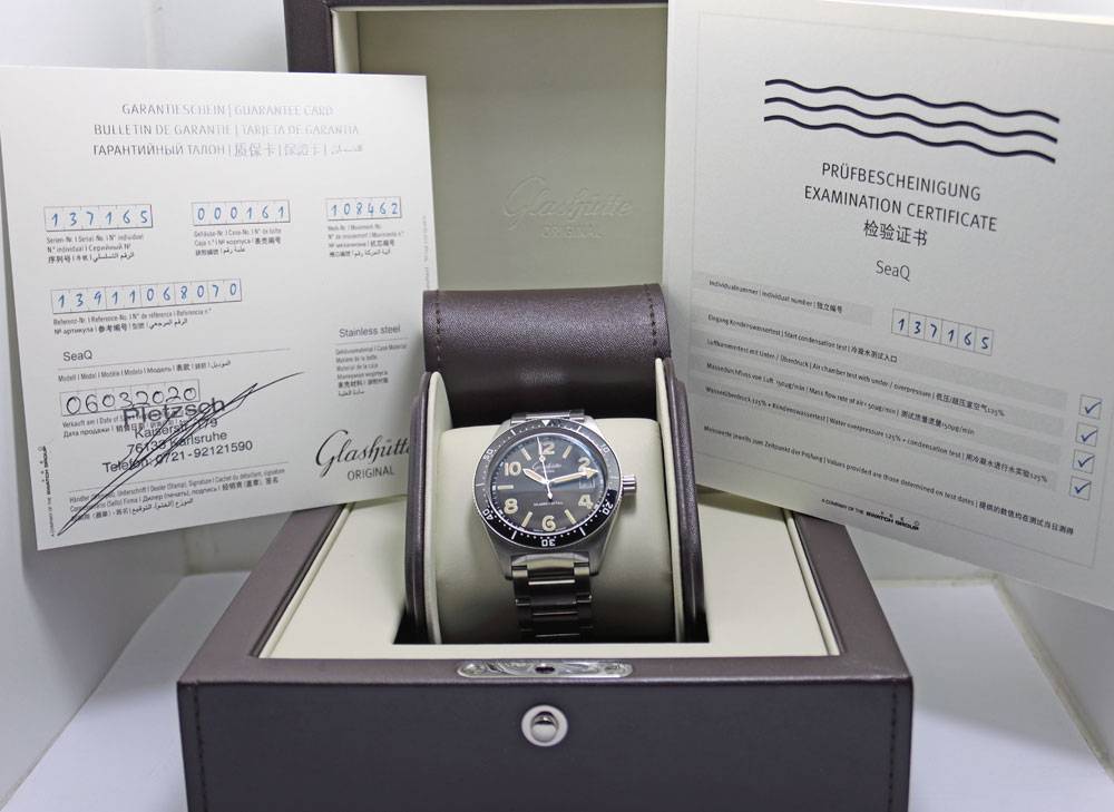 € 7560,- 1-39-11-06-80-70 - Glashütte Original SeaQ
