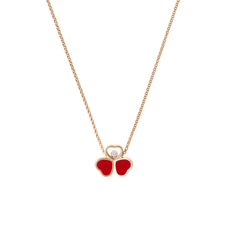 Chopard Happy Hearts Halskette mit Anhänger 81A083-5811